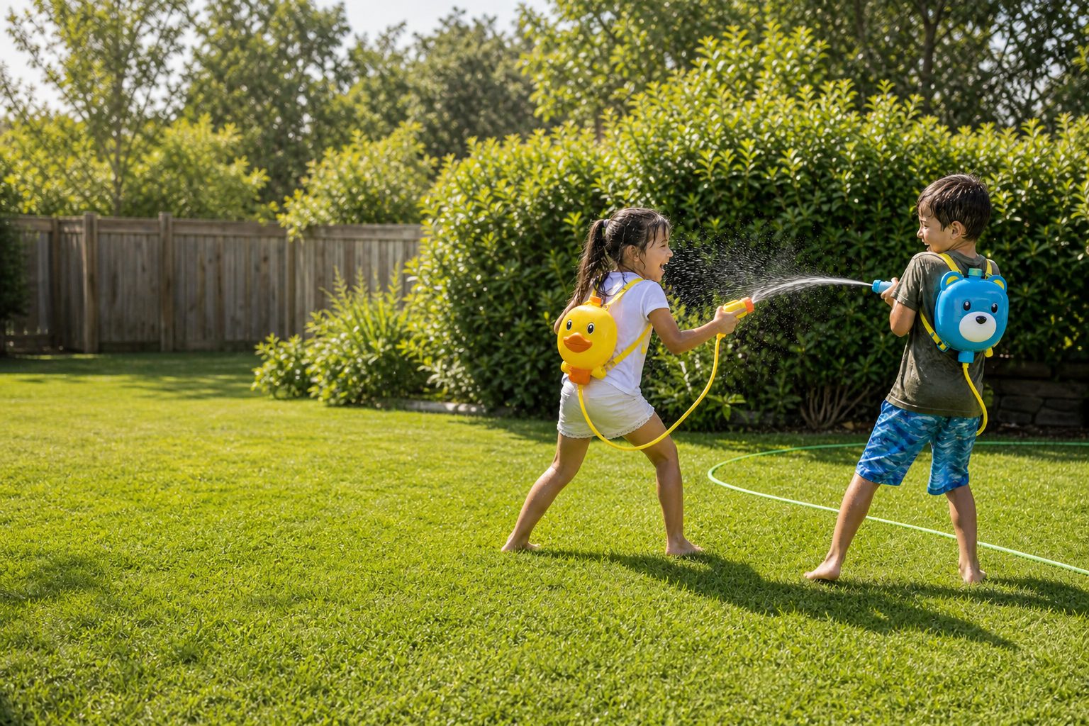 Buyers reviewing water blasters and summer toys from the ToysWholesaler range